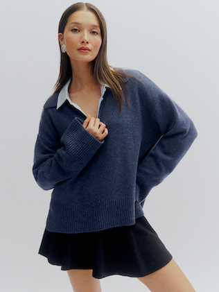 Brandy Oversized Cotton Sweater - Sustainable Sweaters | Reformation